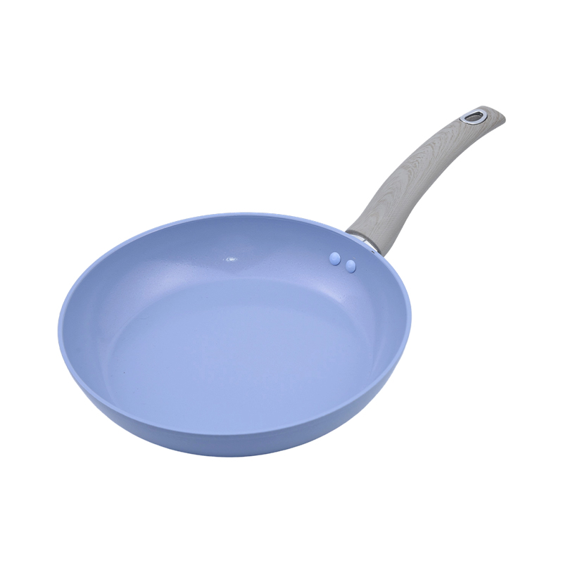 Smeden aluminium Cookware Set mei Fresh Blue Ceramic Coating