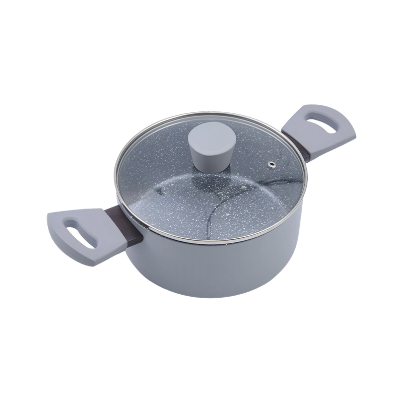 Yndrukt Aluminium Casserole Grey Marble