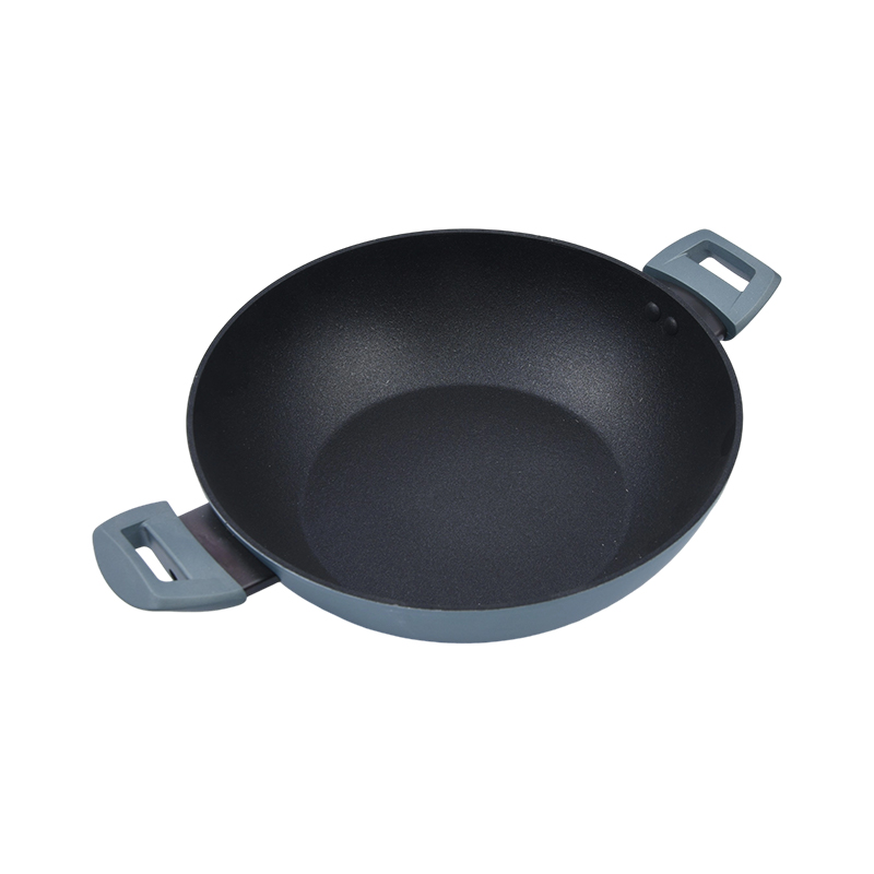 Forged aluminium Wok Double Side Handle