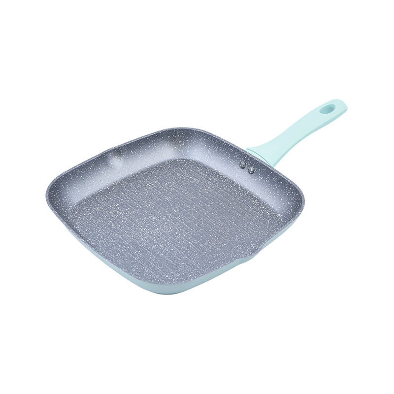 Smeden Aluminium Grill Pan mei Grey Marble