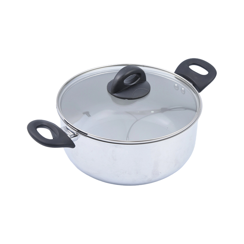 Yndrukt aluminium Casserole Mirror Finish