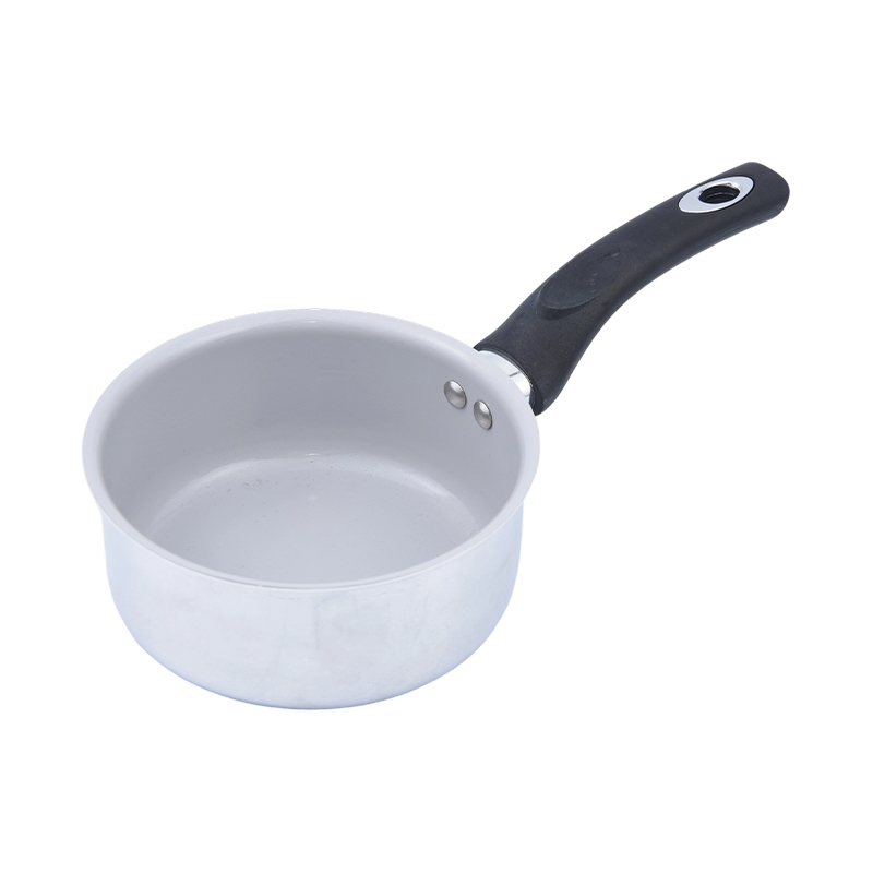 Yndrukt aluminium saus pan Mirror Finish